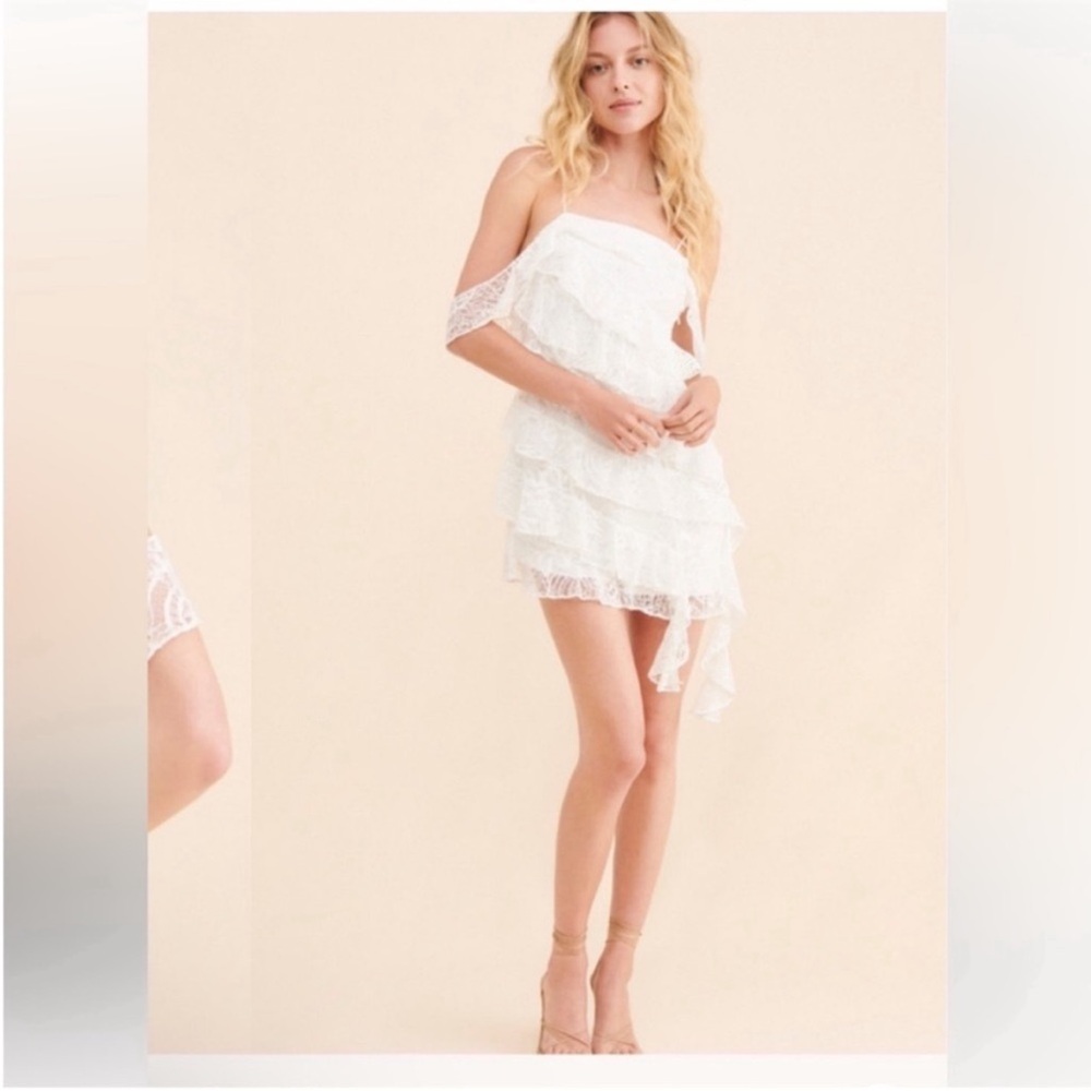 LoveShackFancy Sobine lace Mini Dress size 2